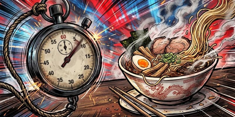 制限時間内に完食せよ!タイムアタック特集
